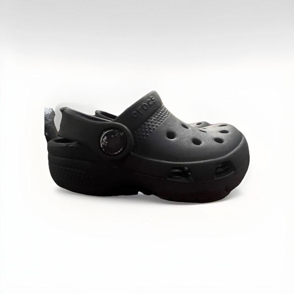 Crocs Kids Classic Clogs Black Size C7 - Picture 3 of 7